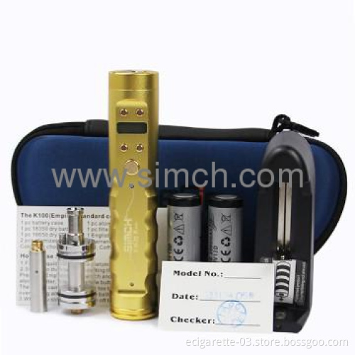 New unique V V ecig K200 with 2000mAh large power battery
